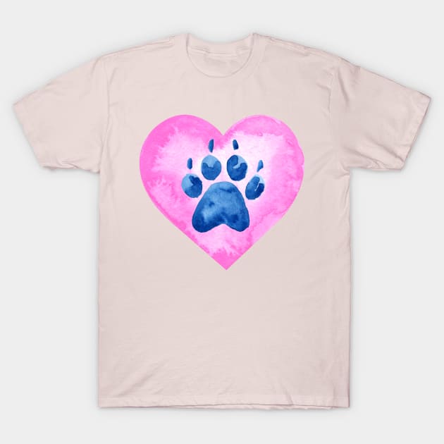 Dogs are love! Pink T-Shirt by RufderFreiheit